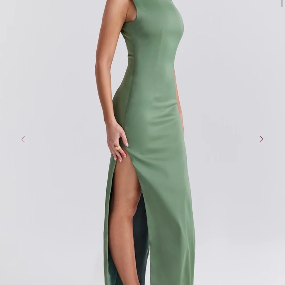 House of CB Olive Green Maxi Dress - Picture 5 of 13